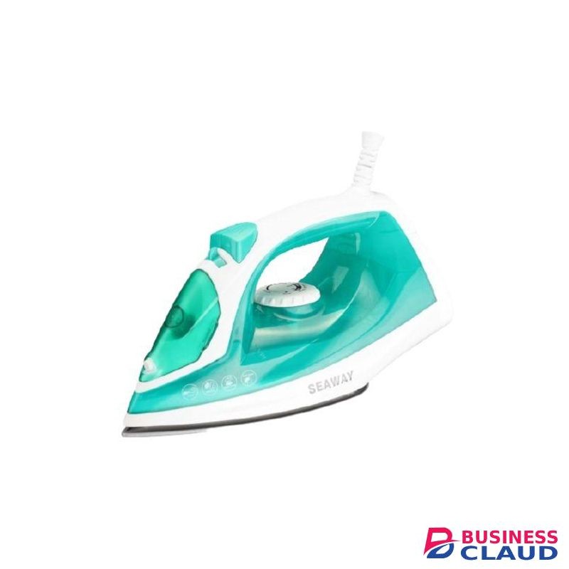 VON Steam Iron 1600W Ceramic Soleplate Self-Cleaning Function Green