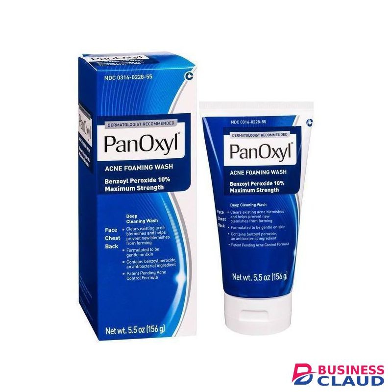 PanOxyl Acne Creamy Wash with 10% Benzoyl Peroxide Daily Control . Removes Pimples, Treats Acne, Cleans, Unclogs pores, Clears Breakouts, Hydrates, Moisturizes & Treats Acne on Chest, Face & Back