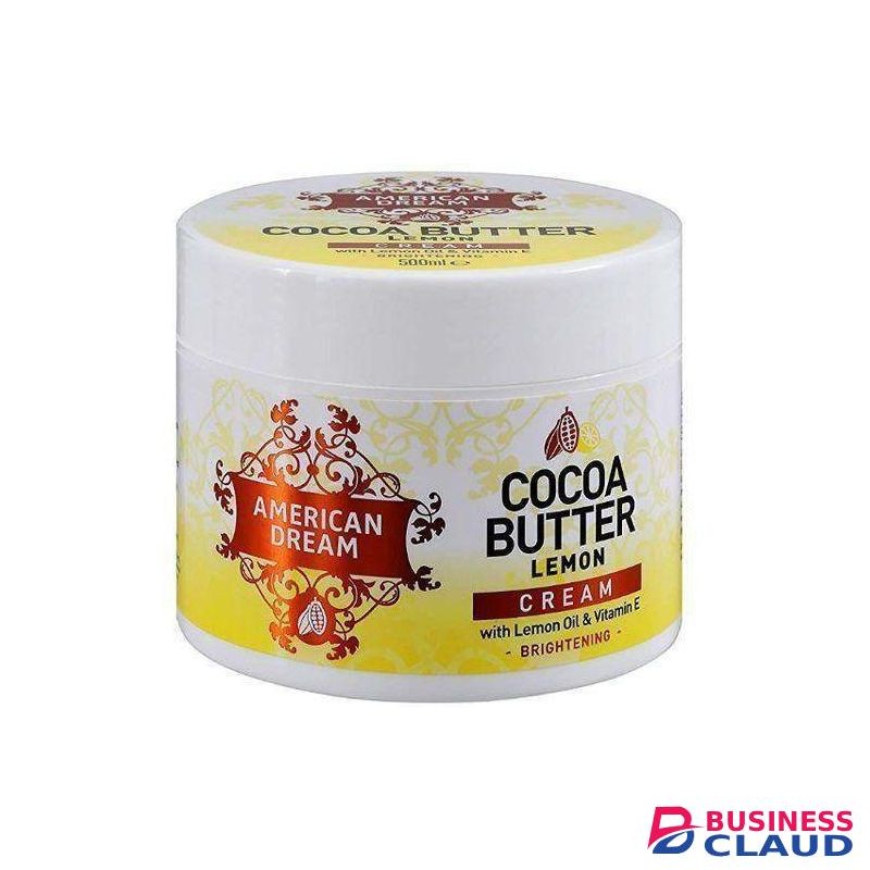 American Dream Cocoa Butter Lemon Cream Infused With Lemon Oil ( 500ml)