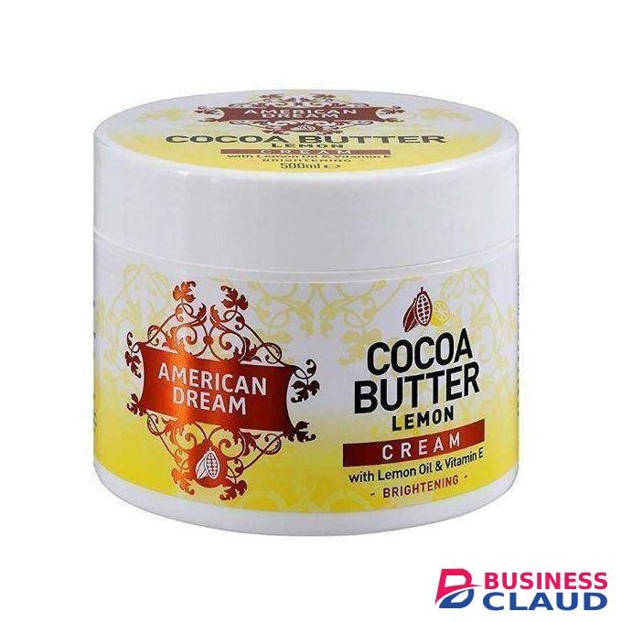 American Dream Cocoa Butter Lemon Cream Infused With Lemon Oil ( 500ml)