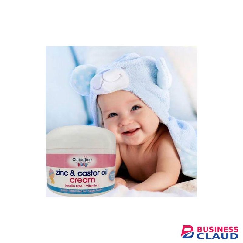 Cotton Tree Tree Zinc & Castor Oil Baby Cream