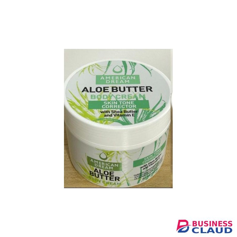American Dream Aloe Butter with Shea Butter & Vitamin E Skin Corrector Body Cream