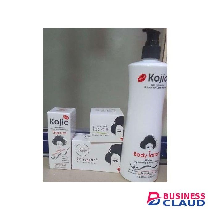 Roushun Kojic Skin Lightening Kojic Lotion, Cream, Serum And Soap.