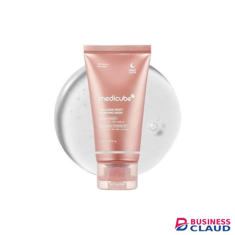 Medicube Collagen Night Wrapping Mask with Niacinamide. Smooths, Firms, Moisturizes
