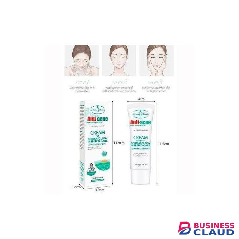 Aichun Beauty Anti-acne Healthy Treatment Cream Treats Pimple Clogged Pores Oil Control Reduces Acne Scars Shrinks Pores 20g