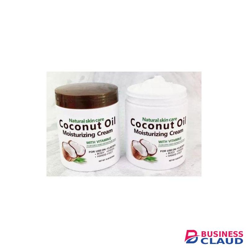 Natural Skin Care Coconut Oil Moisturizing Cream With Vitamin E