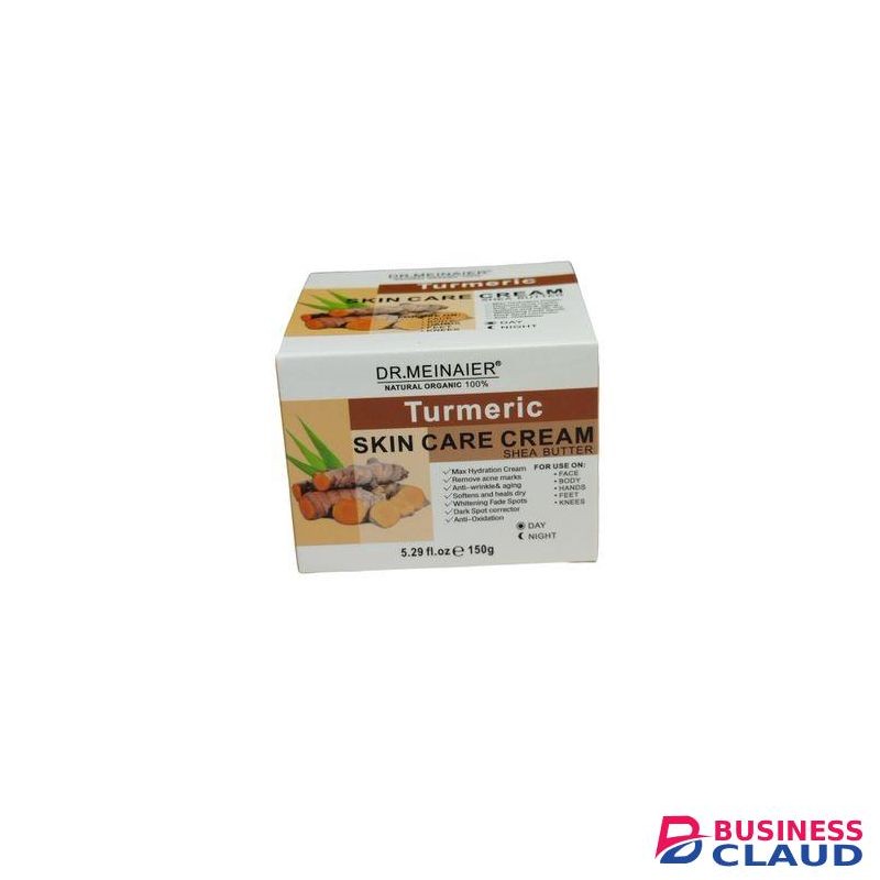 DR MEINAIER TURMERIC & SHEA BUTTER Skin Care Face, Hand, Body, Knee & Feet Cream. Hydrates, Removes Acne Marks, Hyperpigmentations, Wrinkles, Dark Spots, Softens, Heal Dry Skin, Slows Aging & Lightens