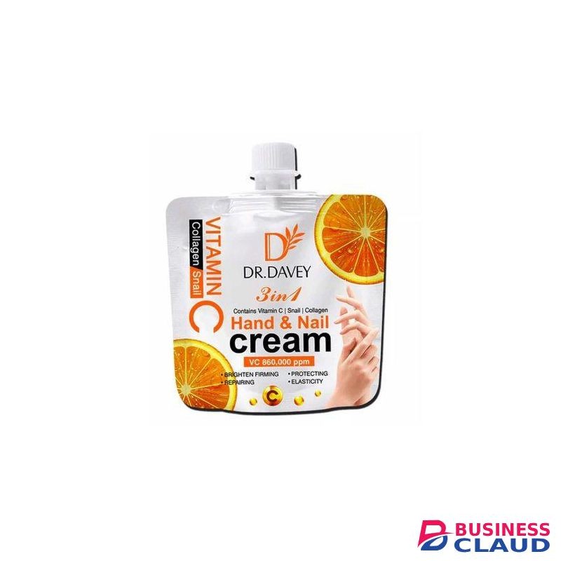 Dr. Davey 3 In 1 Vitamin C Hand & Nail Cream - 30g