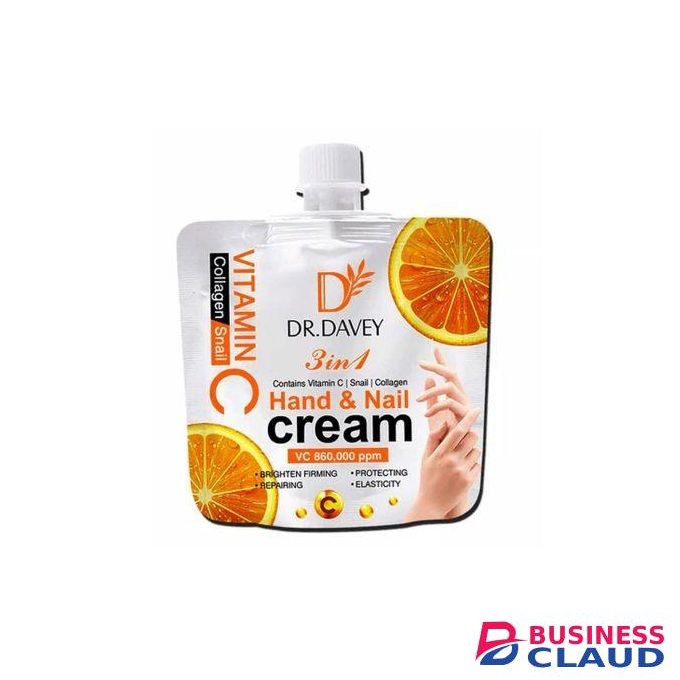 Dr. Davey 3 In 1 Vitamin C Hand & Nail Cream - 30g
