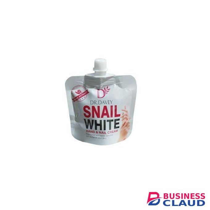 Dr. Davey Snail White Hand & Nail Cream. Moisturizes, Anti-Acne, Softens, Smooths, Conditions Nails & Cuticles & Revitalizes Your Skin,,PLUS FREE GIRFT.