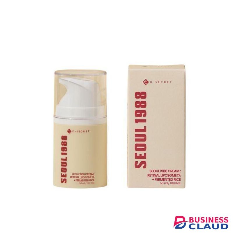 Seoul K- secret . 1988 Face Cream with Retinal Liposome 1% + Fermented Rice. Hydrates, Glows, Brightens, Removes Wrinkles, Pigmentation, Dark Spots, Fine Lines, Minimizes Pores, Smooth, Soften, Evens, Stimulate Collagen Production,