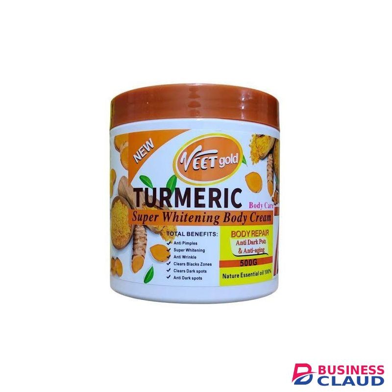 VEET GOLD Turmeric Super Whitening Body Cream - 500g