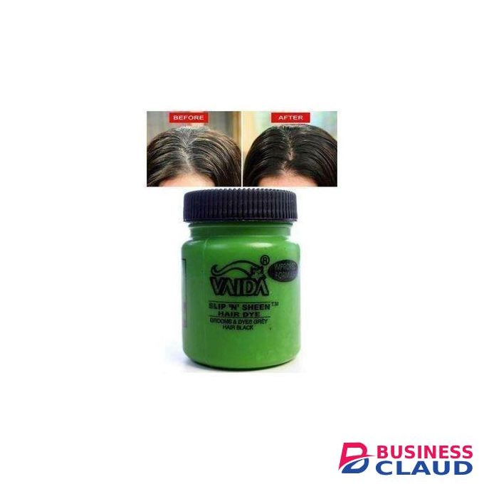 Vaida Slip 'N' Sheen Hair Dye DYES Grey Hair Black