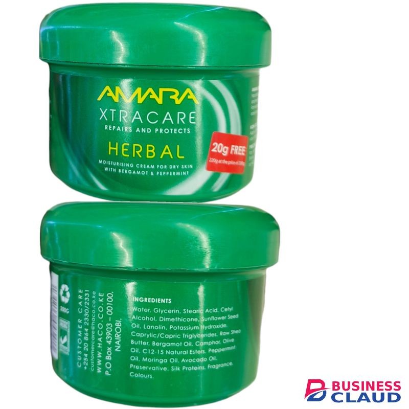 Amara Xtracare Herbal Moisturizing Cream With Bergamot & Peppermint