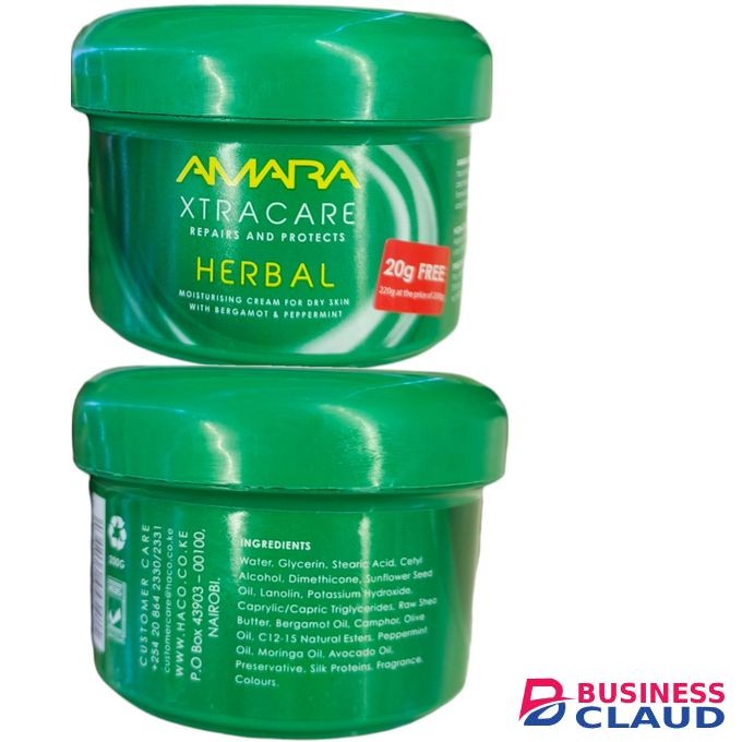 Amara Xtracare Herbal Moisturizing Cream With Bergamot & Peppermint