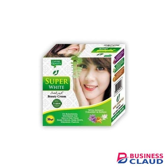 Super White Turmeric Face Cream. Fades DARK SPOTS, PIMPLES & WRINKLES
