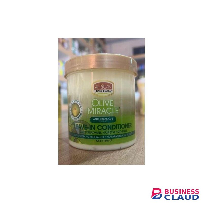 AFRICAN PRIDE Olive Miracle Leave-In Conditioner.