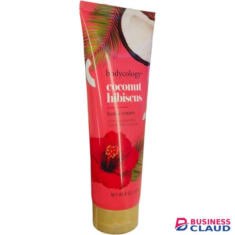 Bodycology Coconut Hibiscus Body Cream With Moisturizing Rich Butter Complex jm