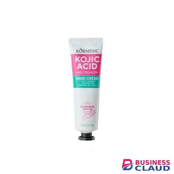 KORMESIC Kojic Acid and Collagen hand cream Softens smoothens improves dry hands