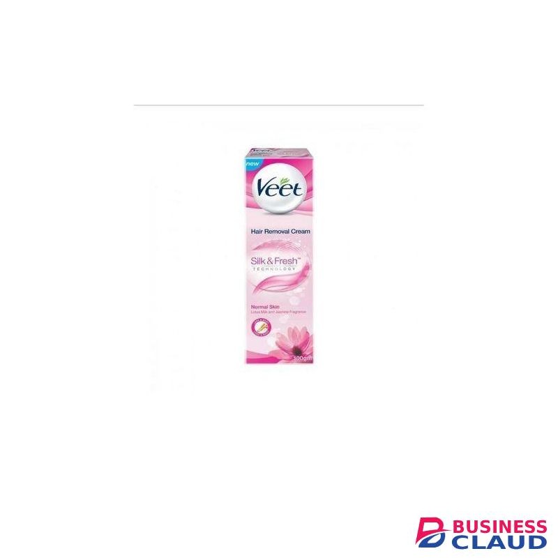 Veet Hair Removal Cream Soft Silk Extract - Normal To Dry Skin 100ml