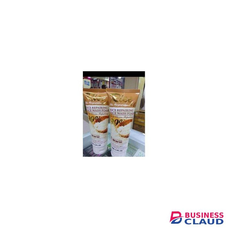 Fruit Of The Wokali Rice Skin Re-generation 99% Skin Repairing Face Wash Foam.