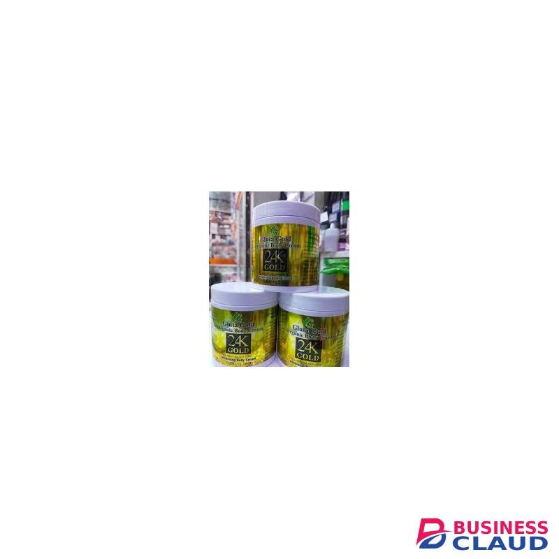 Gluta 24K Gold Organic Whitening,Radiance & Anti-aging Body Cream-550ml
