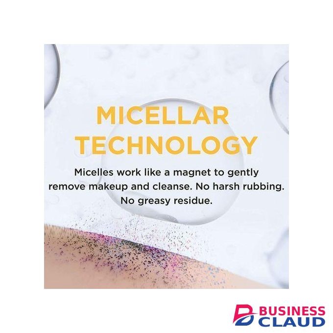Garnier Micellar Water with Vitamin C, Facial Cleanser & Makeup Remover, Brightening & Hydrating, For All Skin Types, Vegan, Cruelty Free, 13.5 Fl Oz (400mL)