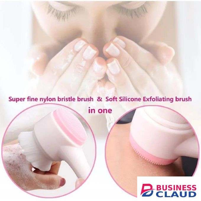 3D Double Side Face Washing Brush