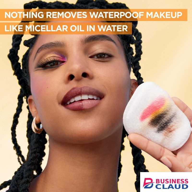 Garnier Micellar Cleansing Oil In Water All-in-1 For Dry And Sensitive Skin Removes Longwear Make-Up, Cleanses, Nourishes No Rinsing Needed - 100ml