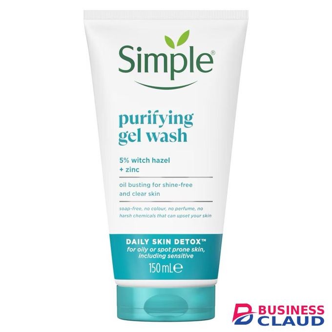 Simple Daily Skin Detox Purifying Facial Wash 150ml