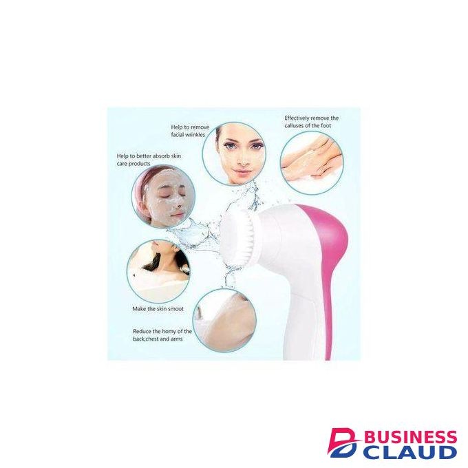 5-in-1 Facial Skin Care Massager Face Scrubber Cleaner