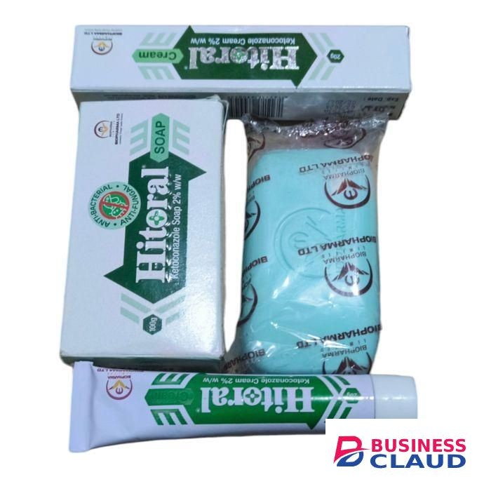 Hitoral Ketoconazole Cream + Anti-Bacterial Ketoconazole Soap
