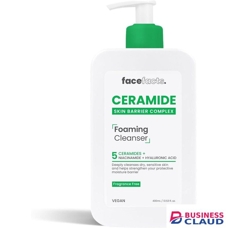 Face Facts Ceramide Foaming Cleanser Cleanses + Strengthens 400ml