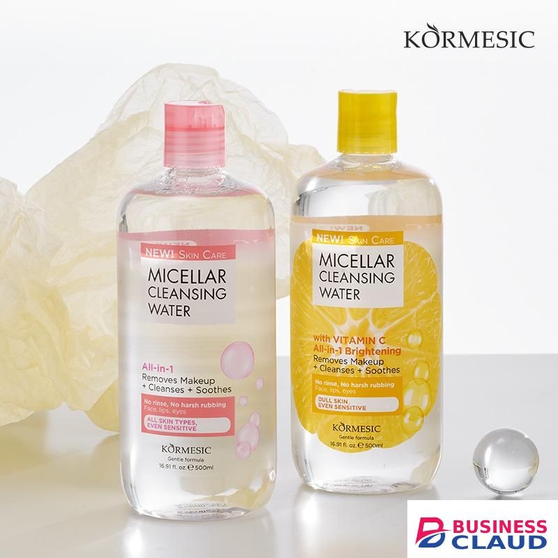 KORMESIC All-in-1 Micellar Cleansing Water Makeup Remover + Cleanser + Soothes For Sensitive skin