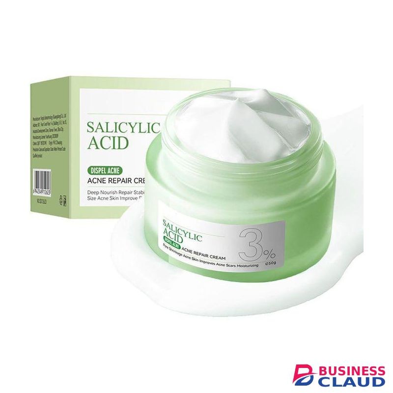 SADOER Quality Salicylic Acid Acne Cream - 3% BHA Spot Cream For Acne - Blackhead Remover - Dark Spot Remover For Face - Scar Removal Cream - Moisturizing Face Cream