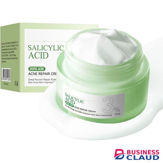 SADOER Quality Salicylic Acid Acne Cream - 3% BHA Spot Cream For Acne - Blackhead Remover - Dark Spot Remover For Face - Scar Removal Cream - Moisturizing Face Cream