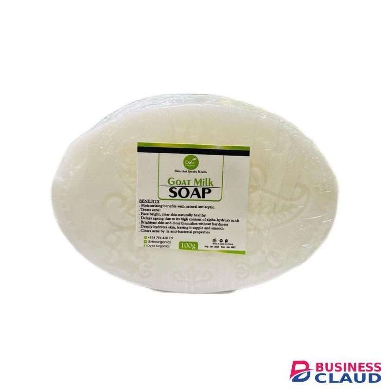 Dvee Organics Goat Milk Soap - Mild Cleansing Bar For Sensitive Skin