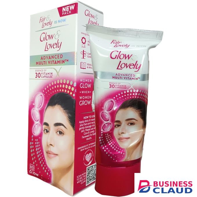 Fair & Lovely Glow & Lovely Face Cream HD Glow With 30 Essential Vitamin Capsuľes cf