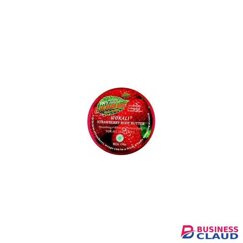 Wokali Strawberry Body Cream 240g – Body Butter