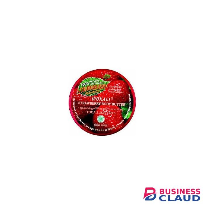 Wokali Strawberry Body Cream 240g – Body Butter