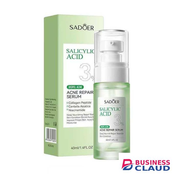 SADOER 3 in 1 Cleanser, face serum and Cream with 3%salicylic acid