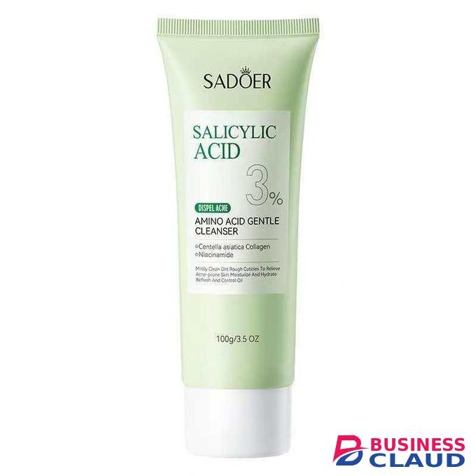 SADOER 3 in 1 Cleanser, face serum and Cream with 3%salicylic acid