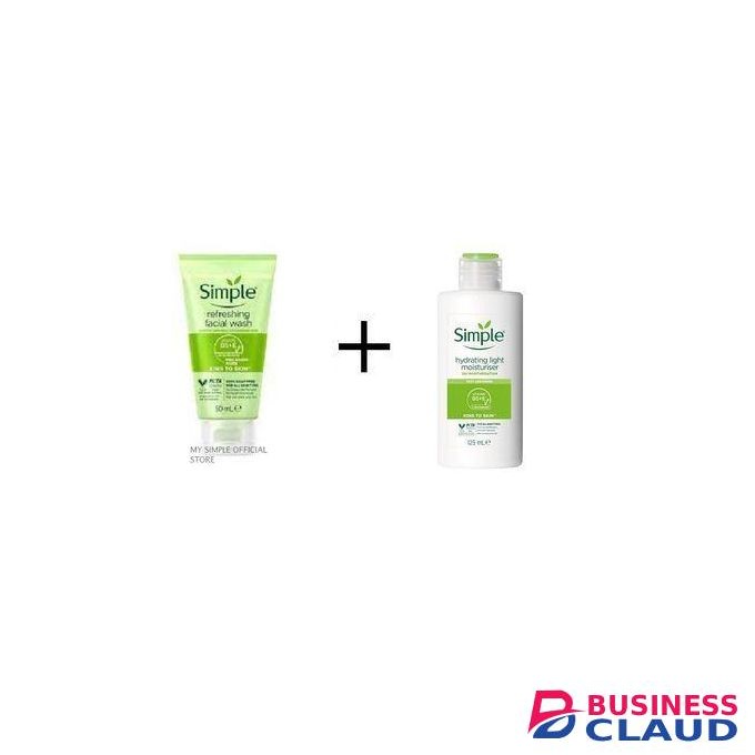 Simplee Refreshing Facial Wash+Hydrating Light Moisturizer