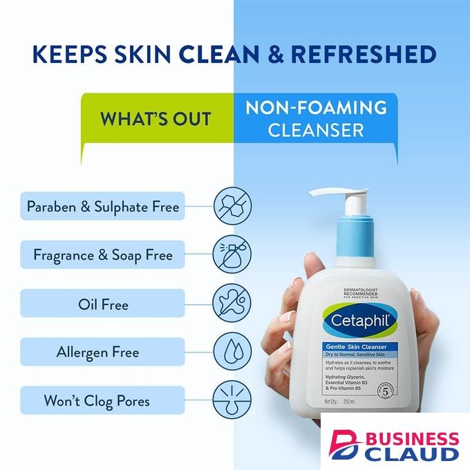 Cetaphil Face Wash, Daily Facial Cleanser, Hydrating Gentle Skin Cleanser for Face and Body Ideal for Dry to Normal Sensitive Skin,Mild,Non-Irritating formula, Fragrance Free, Soap Free and Non-Foaming-237mL