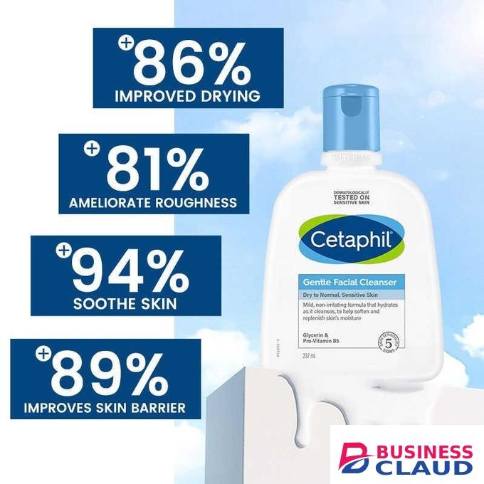 Cetaphil Face Wash, Daily Facial Cleanser, Hydrating Gentle Skin Cleanser for Face and Body Ideal for Dry to Normal Sensitive Skin,Mild,Non-Irritating formula, Fragrance Free, Soap Free and Non-Foaming-237mL