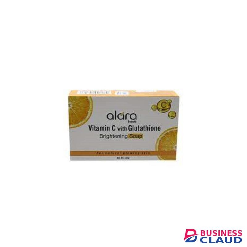 Alara Vitamin C With Glutathione Brightening Soap For Glowing Skin