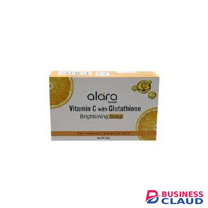 Alara Vitamin C With Glutathione Brightening Soap For Glowing Skin