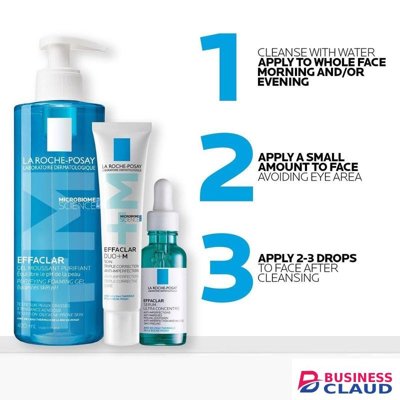 La Roche-Posay Breakout-Fighting Set (High Strength): Effaclar Cleanser + Serum + Corrective Care