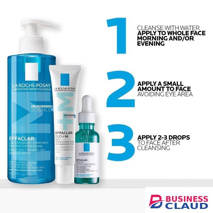 La Roche-Posay Breakout-Fighting Set (High Strength): Effaclar Cleanser + Serum + Corrective Care