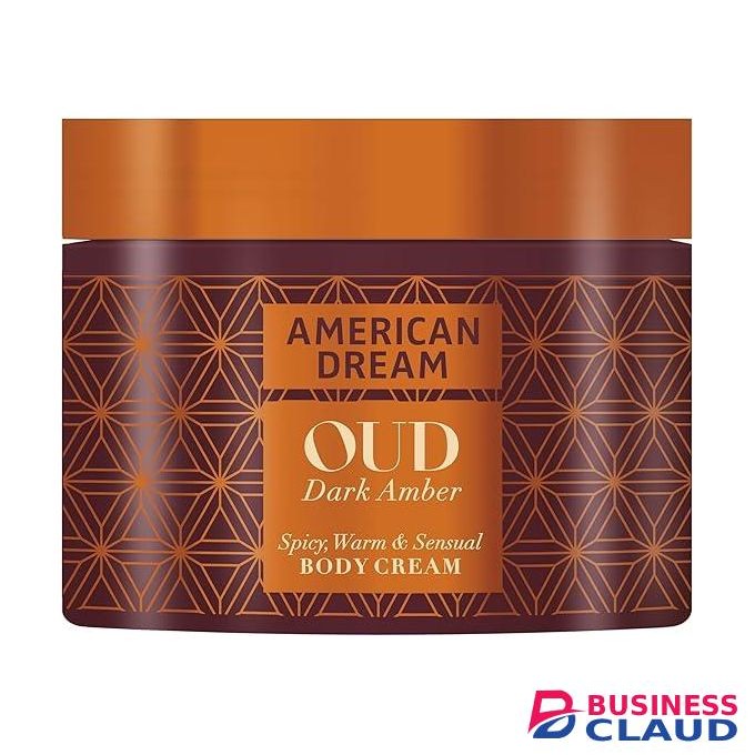American Dream Oud Dark Amber, A Spicy & Sensual Body Cream with Cocoa & Shea Butter 500ml